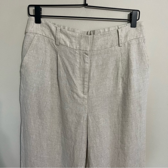 Talbots Bristol Crop Linen Pant size 8 - Picture 2 of 7